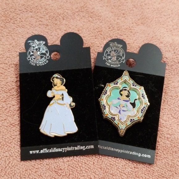 Disney Other Set Of 2 Princess Jasmine Pins Poshmark
